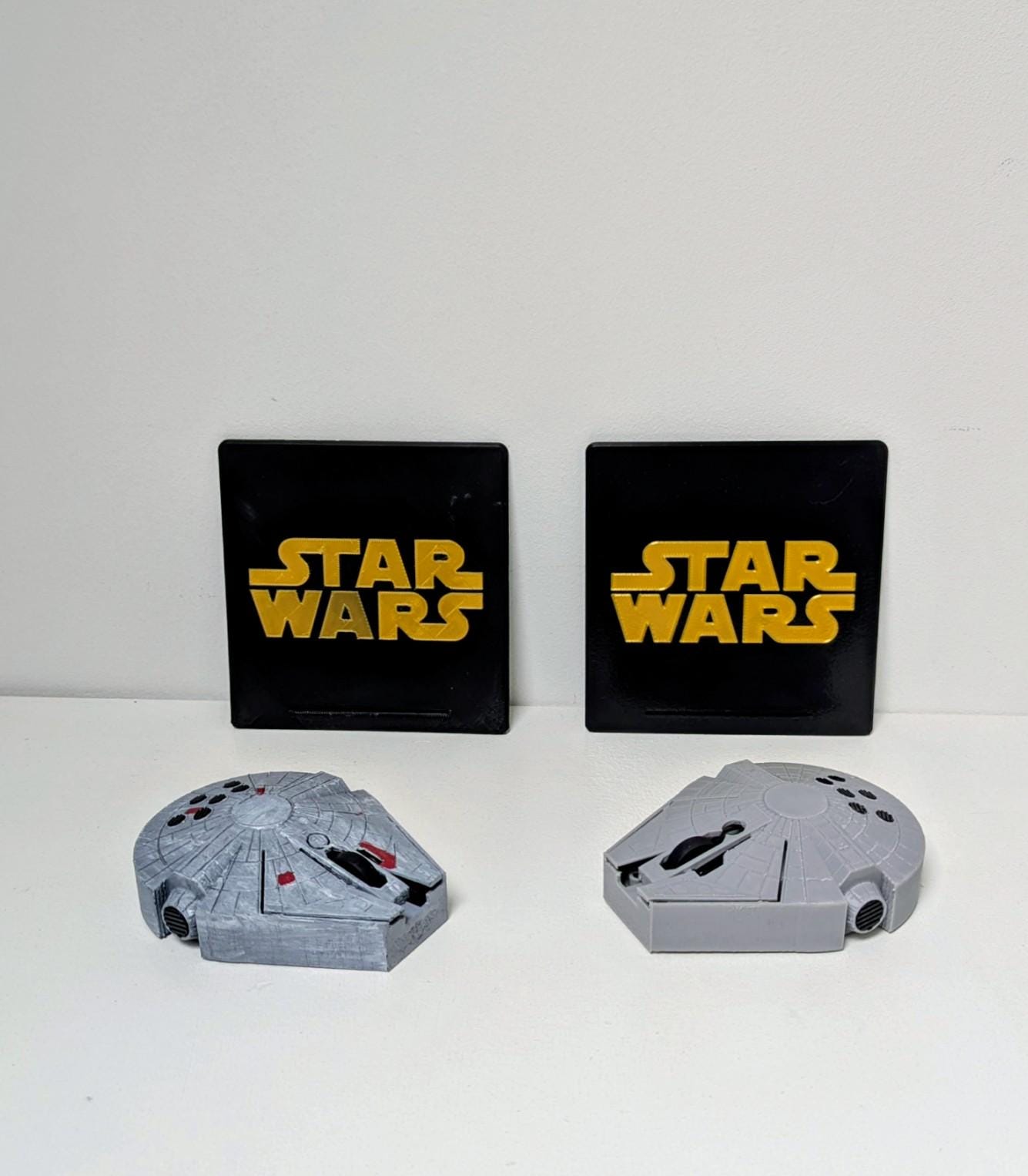 Millenium Falcon Wireless Mouse, with Optional S Wars display case. Great Sci fi galactic empire present