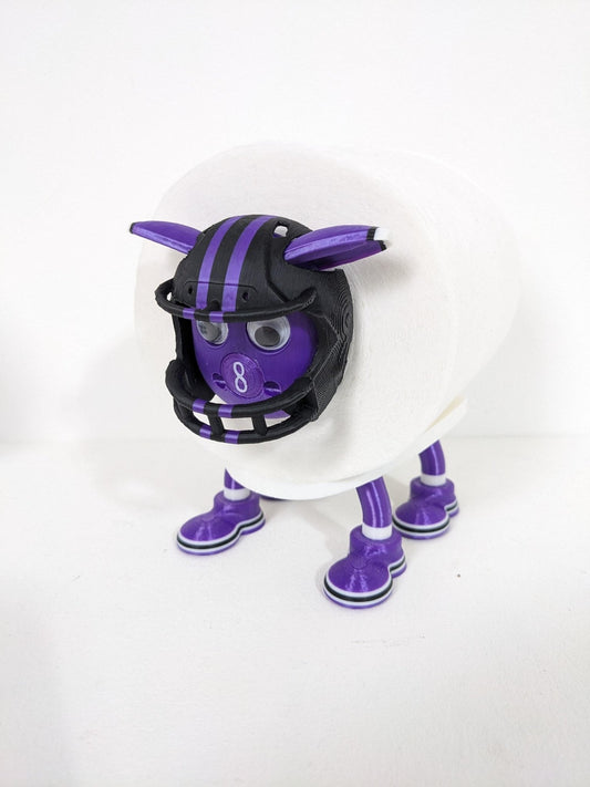 Baltimore Ravens American football sheep spare toilet roll holder, NFL gift - Chaddyverse
