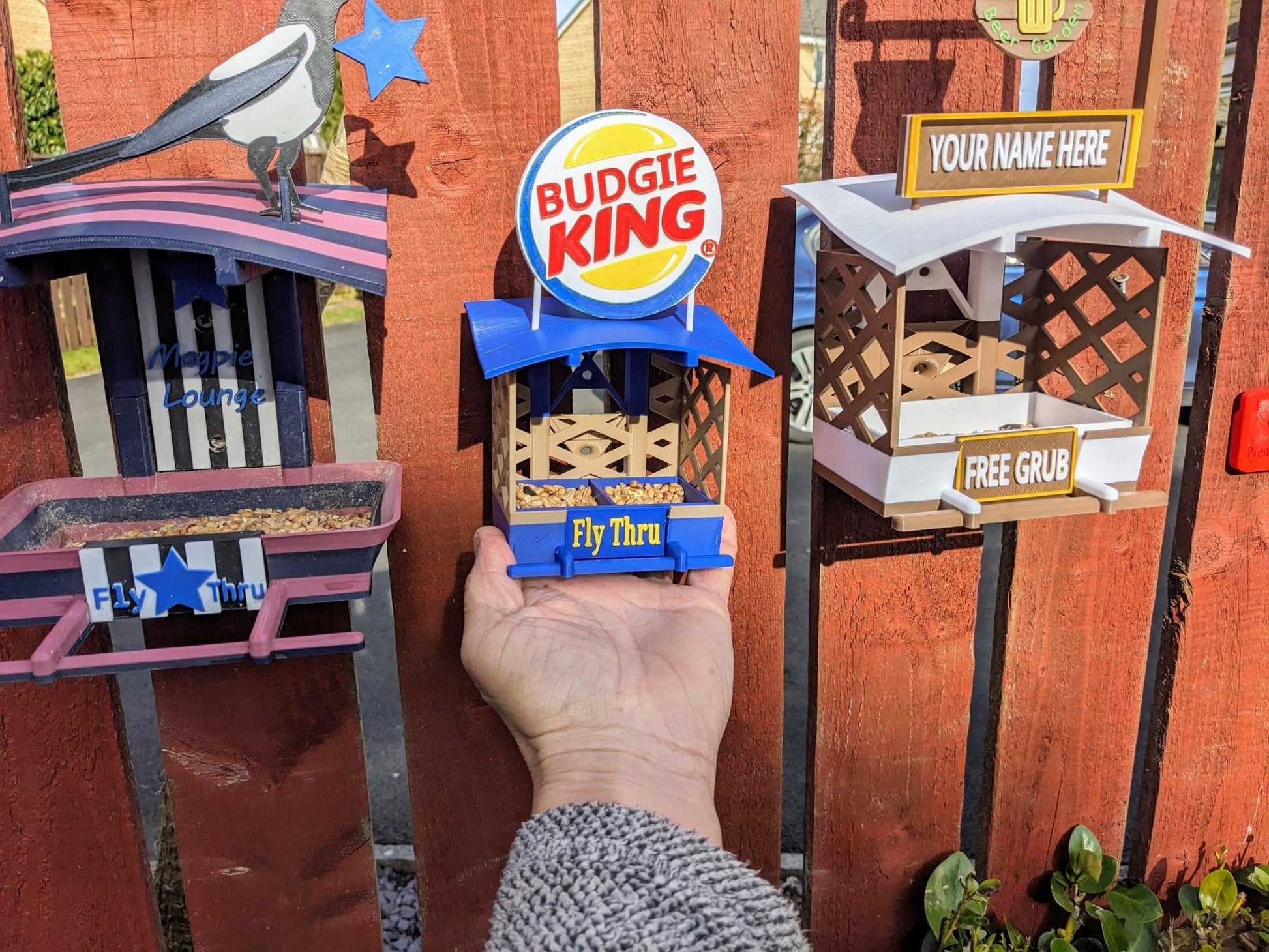 Budgie King Fly Thru Bird Feeder: Cage & Aviary, Ikea Skadis Compatible - Chaddyverse