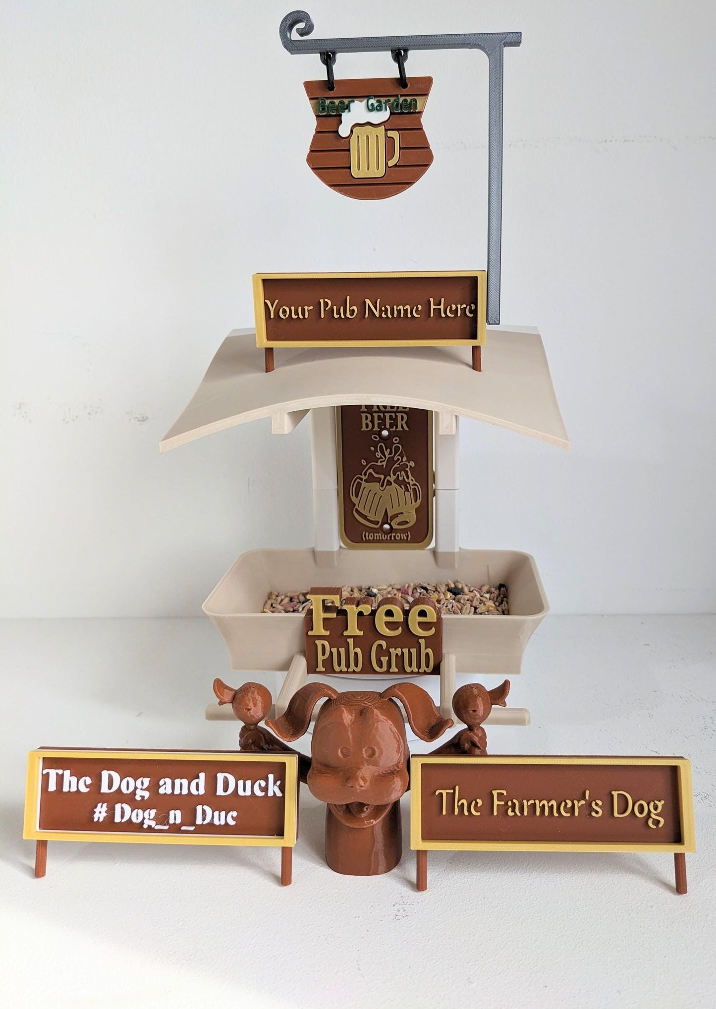 Crystal Palace Bird Feeder , The Eagles Nest, Selhurst Fly-Thru , Flying High Since 1905 Garden Gift for Palace Fans