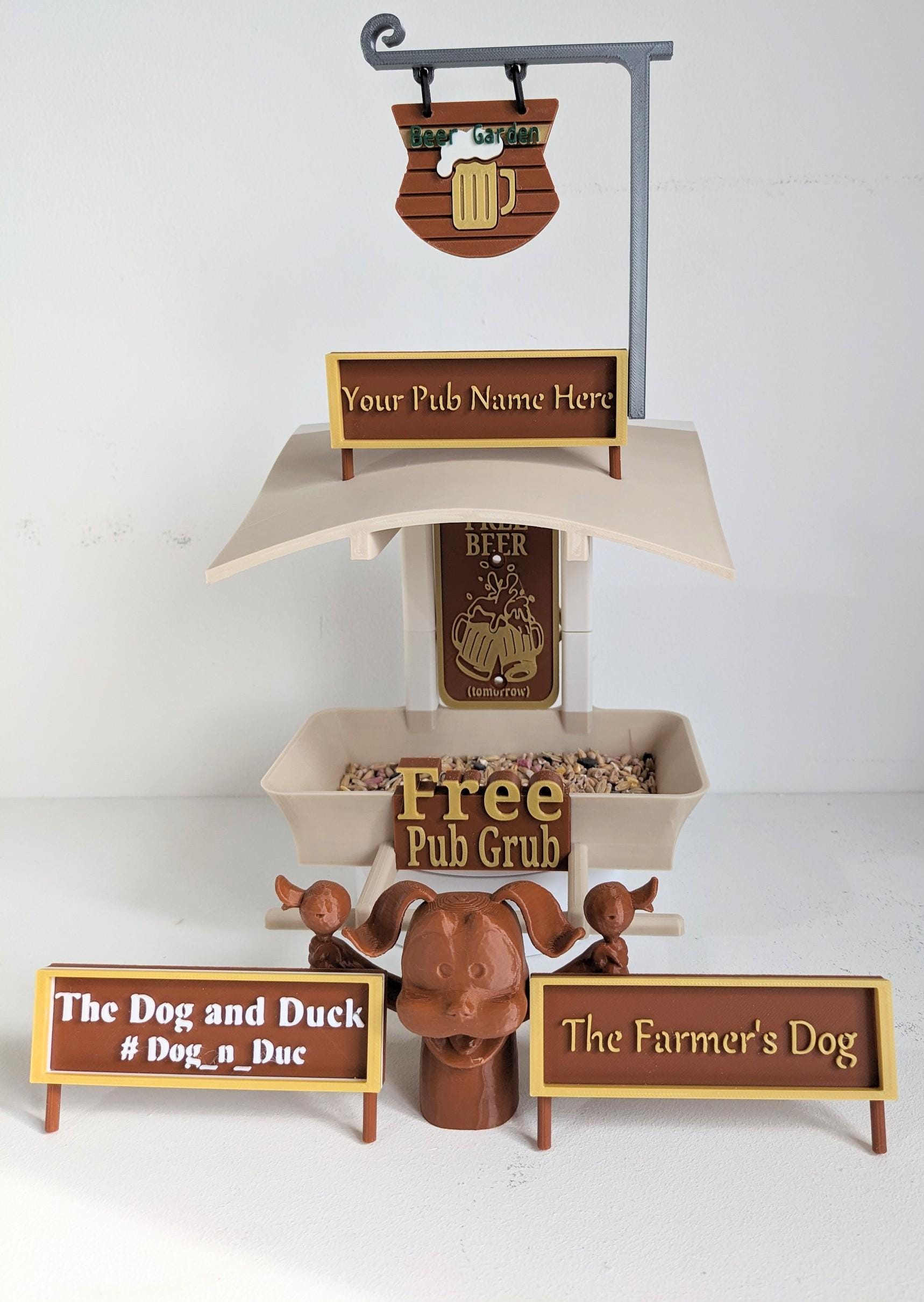 Crystal Palace Bird Feeder , The Eagles Nest, Selhurst Fly-Thru , Flying High Since 1905 Garden Gift for Palace Fans