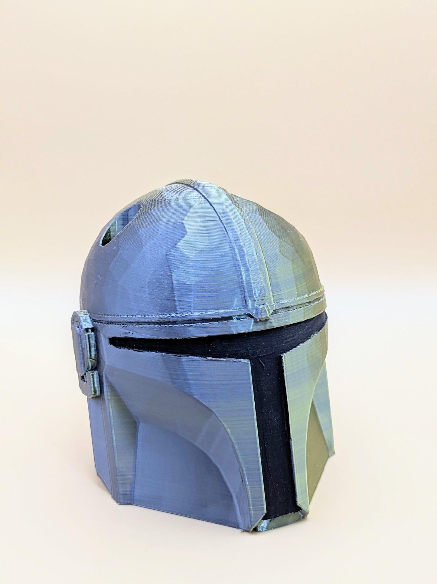 Mandalorian Helmet office pen holder. Star wars collectable Boba Fett theme