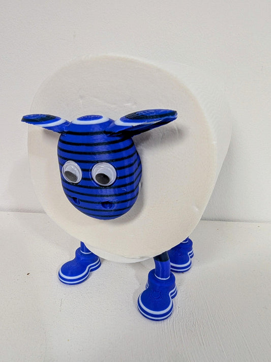 Everton Premier Sheep 2025 shirt spare toilet roll holder or dispenser with customised choice of football boots,