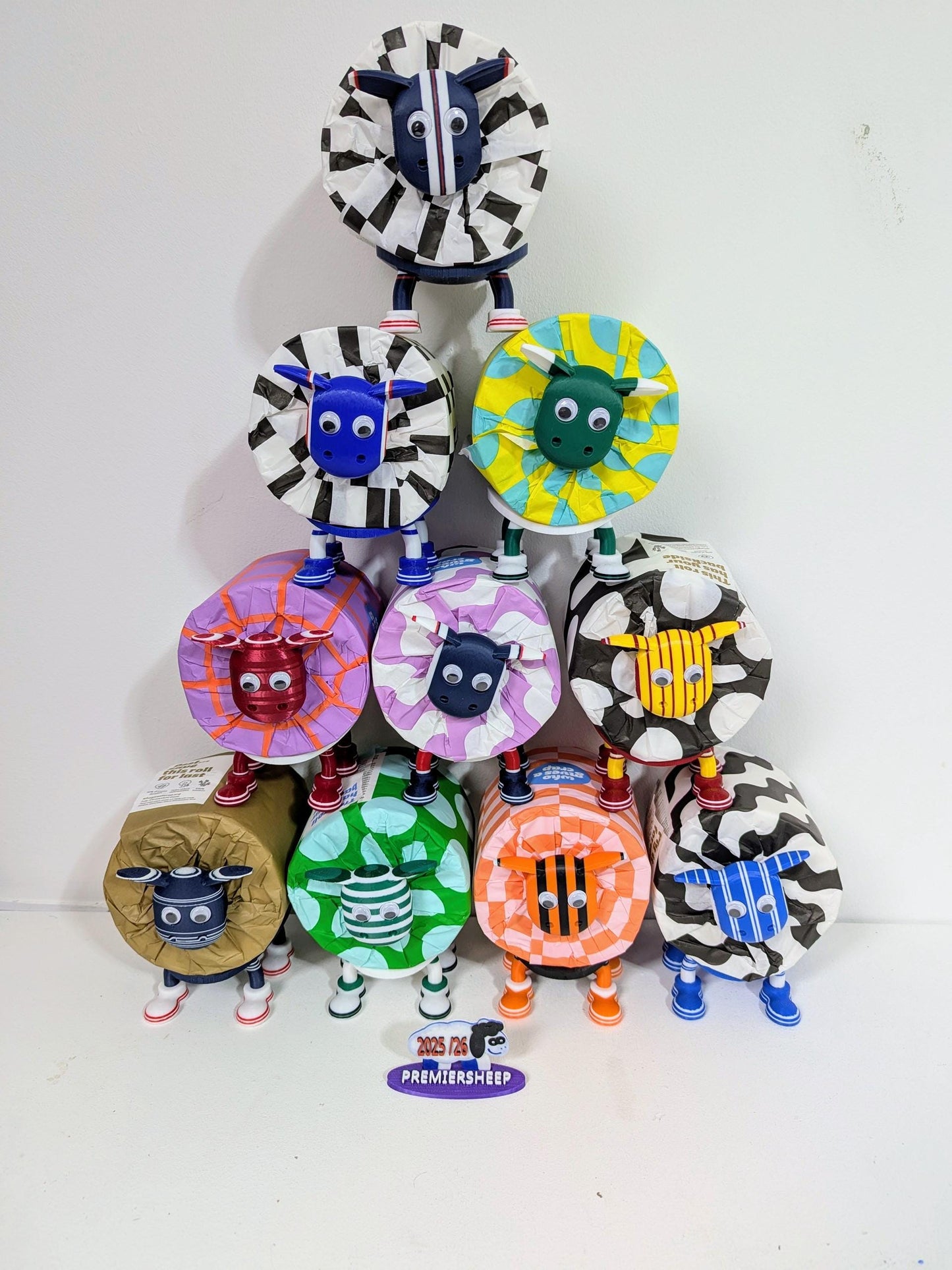 Dundee United Scottish Premier Sheep toilet roll holder. 2025 Home shirts with the Arabs customised football boots.