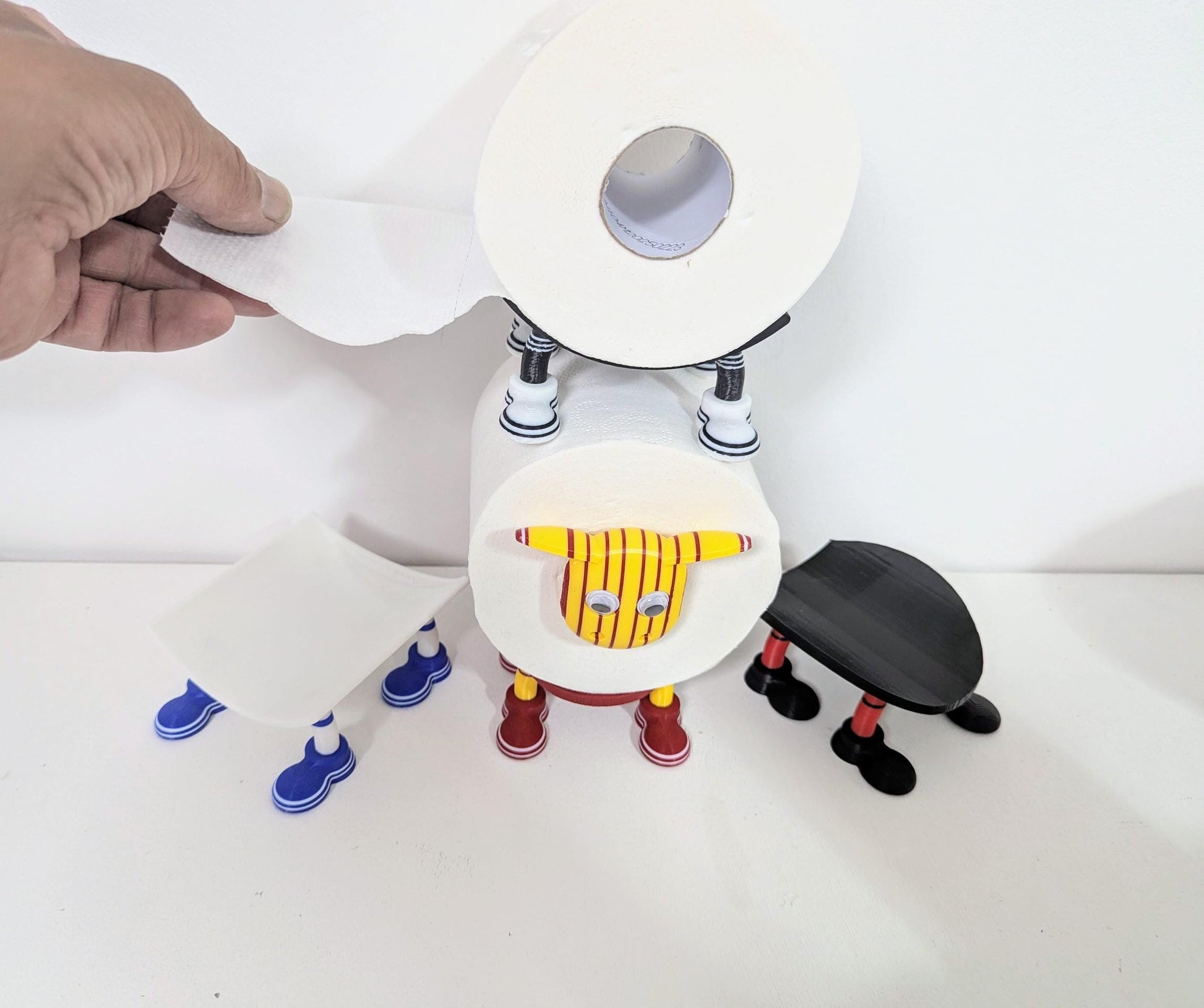 Motherwell Scottish Premier Sheep toilet roll holder. 2025 Home shirts with the steelmens customised football boots.