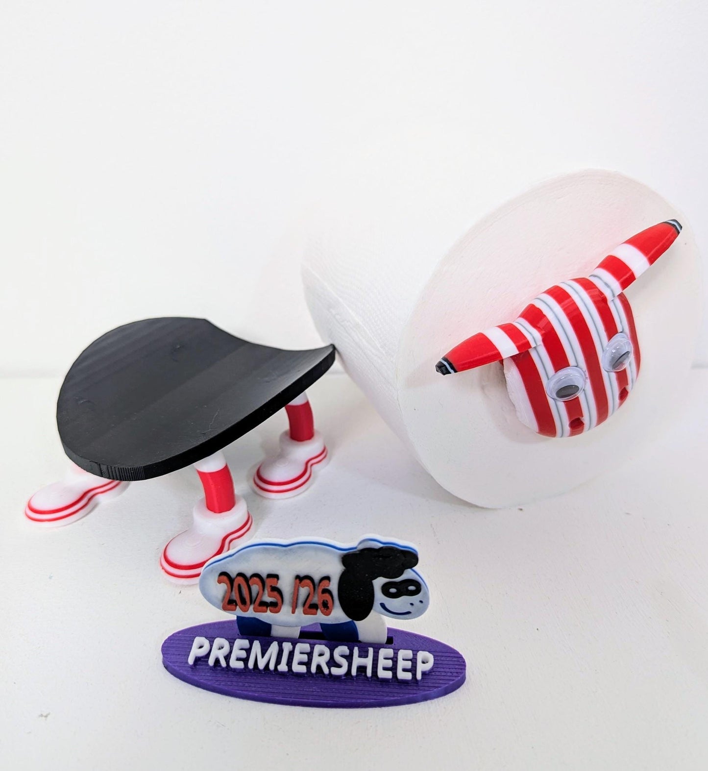 Sunderland AFC 2025 premier sheep spare toilet roll holder or tissue dispenser with customised choice of makem football boots