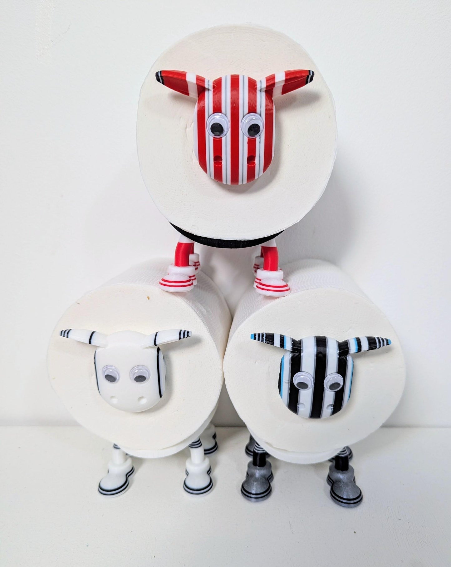 Sunderland AFC 2025 premier sheep spare toilet roll holder or tissue dispenser with customised choice of makem football boots