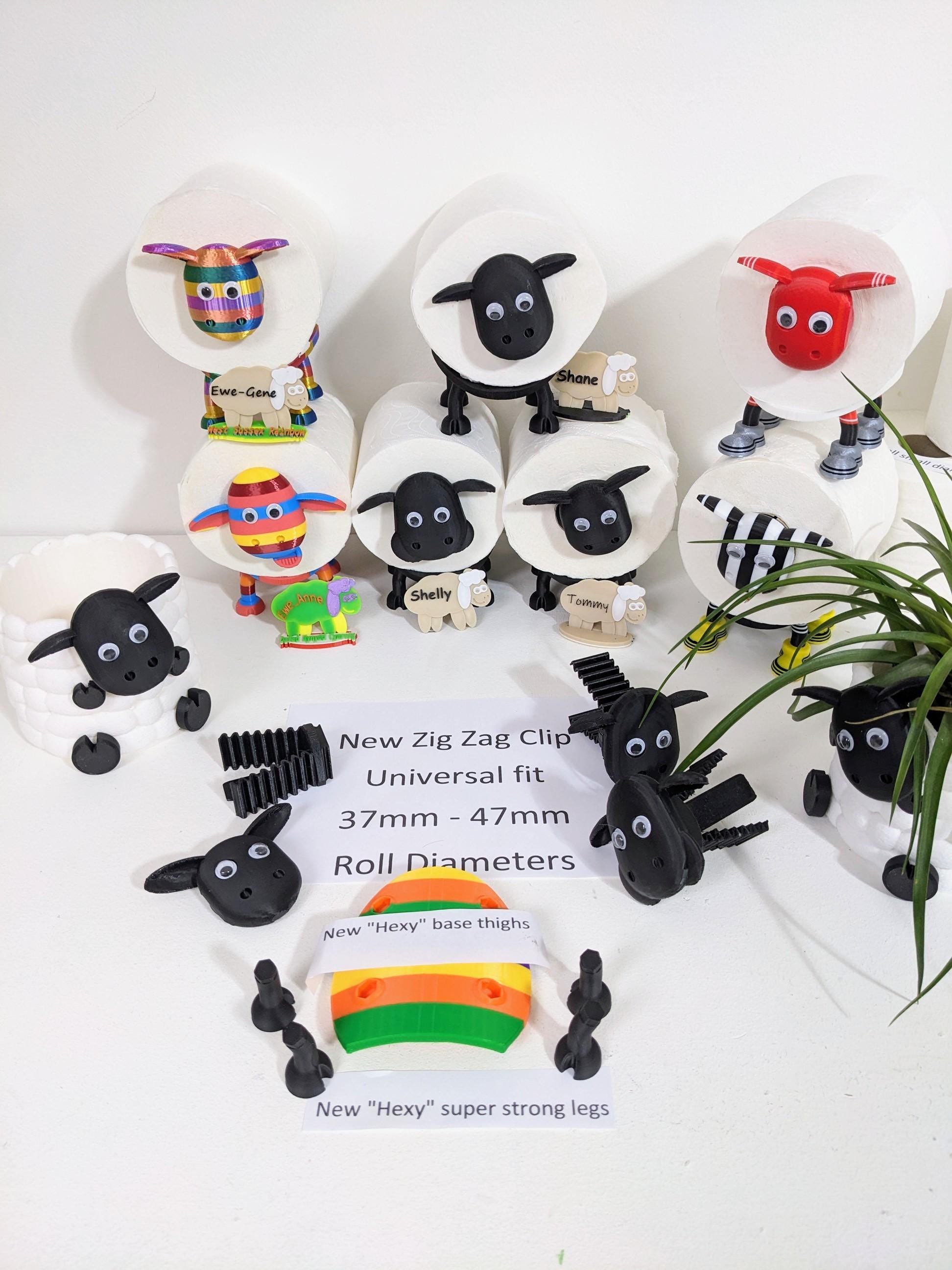 Castleford Tigers SuperSheep Toilet Roll Holder, Classy Cas Fan Bathroom Decor, West Yorkshire SuperLeague Rugby Supporters Present