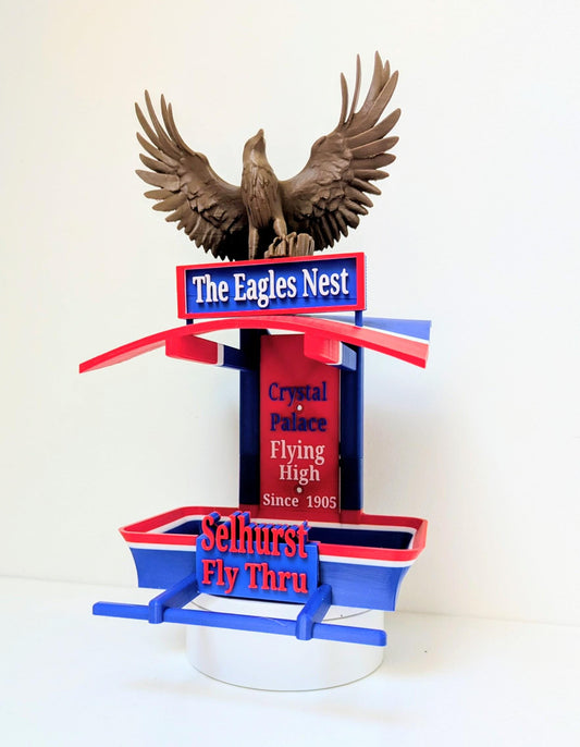 Crystal Palace Bird Feeder , The Eagles Nest, Selhurst Fly-Thru , Flying High Since 1905 Garden Gift for Palace Fans