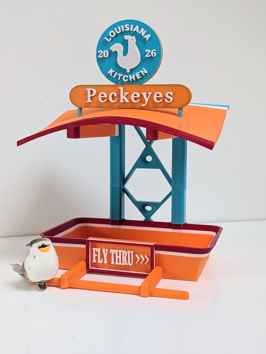 Peckeyes Bird Feeder – Quirky Garden Decor – Funny Bird Seed Feeder – Unique Outdoor Gift