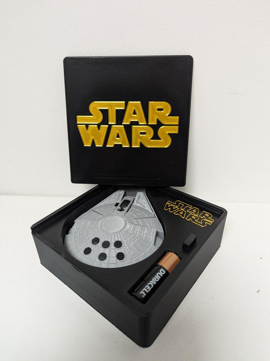 Millennium Falcon Wireless Mouse, with Optional Star Wars display case - Chaddyverse