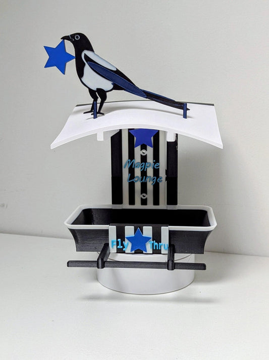 Newcastle United Garden Bird Feeding Station - NUFC Magpies Garden Decor and Wild Bird Food Feeder Toon Army Gift for Fan - Chaddyverse