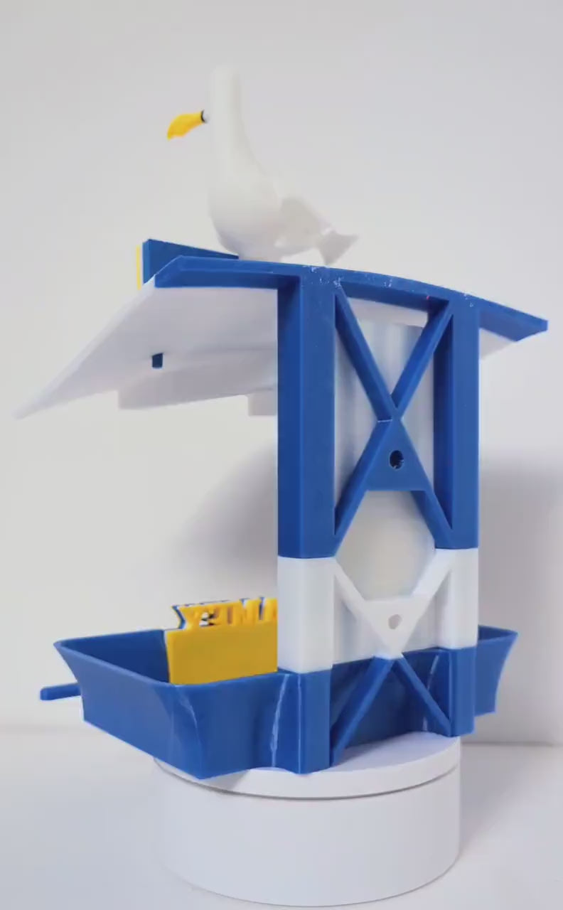 Brighton & Hove Albion “The Seagulls Perch” – AMEX Fly Thru Bird Feeder. Novelty BHA fans garden accessory