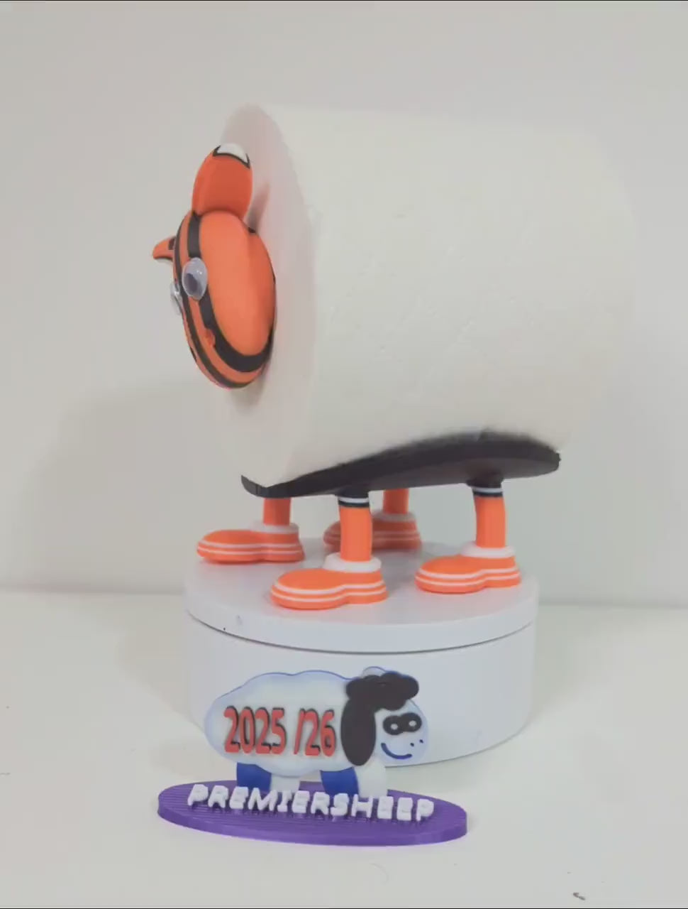 Premiersheep  Dundee United Toilet Roll Holder – New 2025/26 Football Fan Gift – Universal Fit – Custom Boots