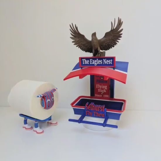Crystal Palace Bird Feeder , The Eagles Nest, Selhurst Fly-Thru , Flying High Since 1905  Garden Gift for Palace Fans