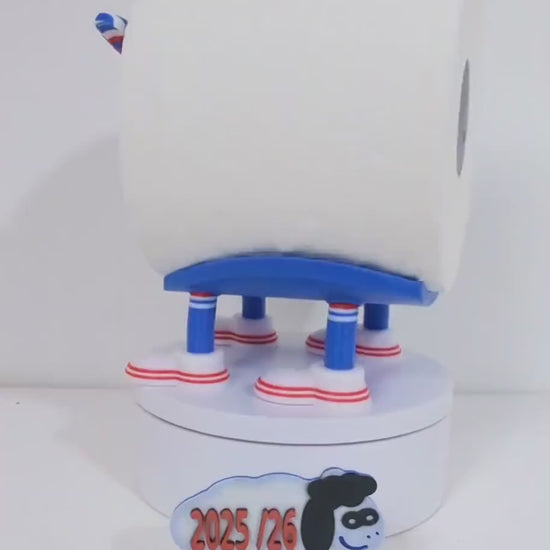 Premiersheep Crystal Palace Toilet Roll Holder – New 2025/26 Football Fan Gift – Universal Fit – Custom Boot option