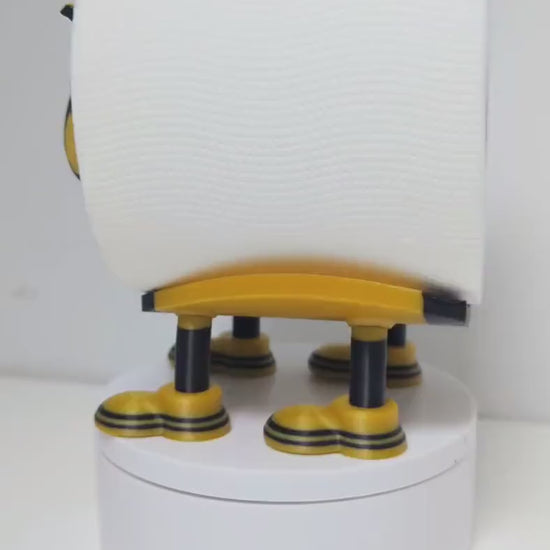 Castleford Tigers SuperSheep Toilet Roll Holder, Classy Cas Fan Bathroom sheep Decor, West Yorkshire SuperLeague Rugby Supporters Present