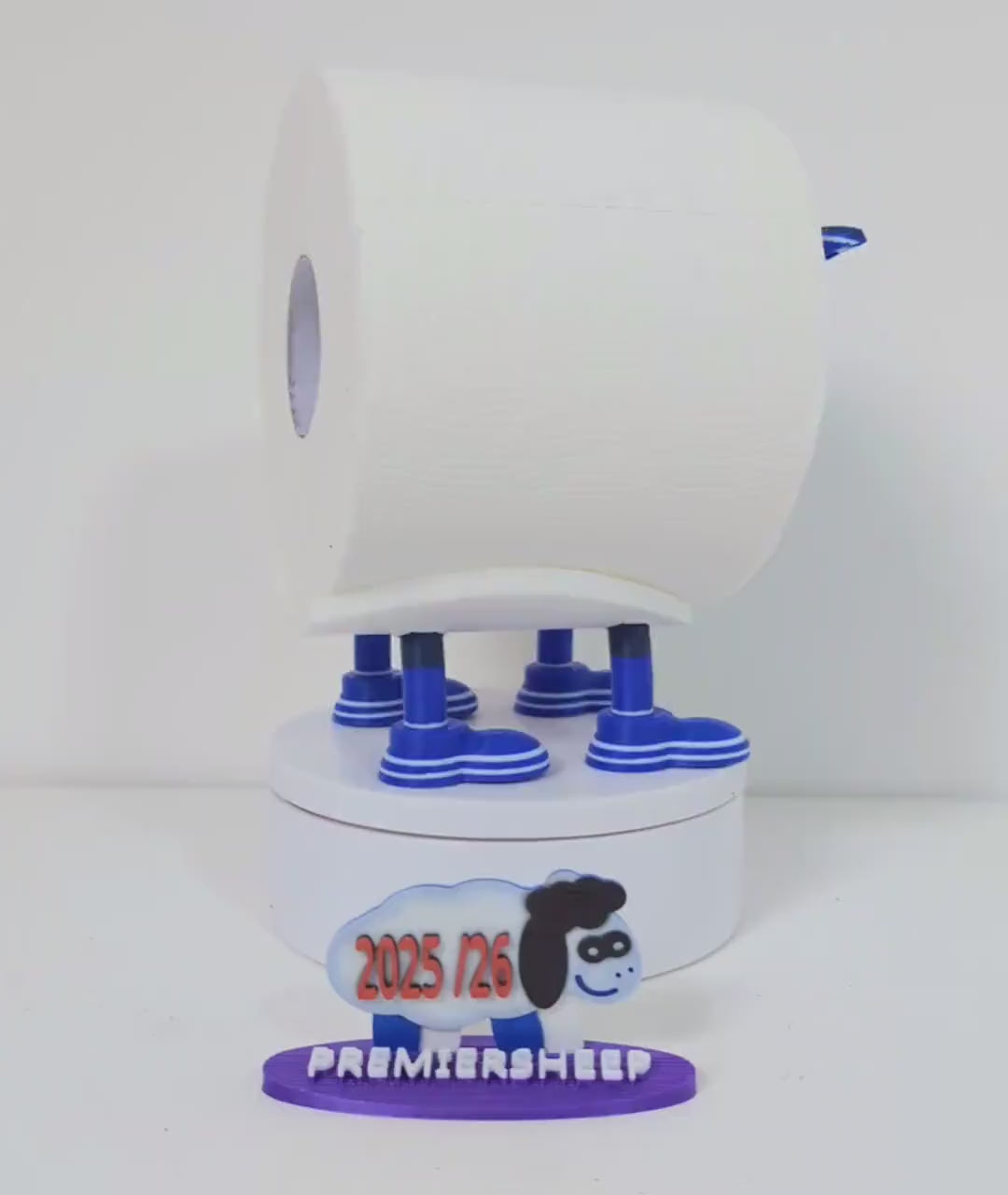 Premiersheep  Everton Toilet Roll Holder – New 2025/26 Football Fan Gift – Universal Fit – Custom Boots