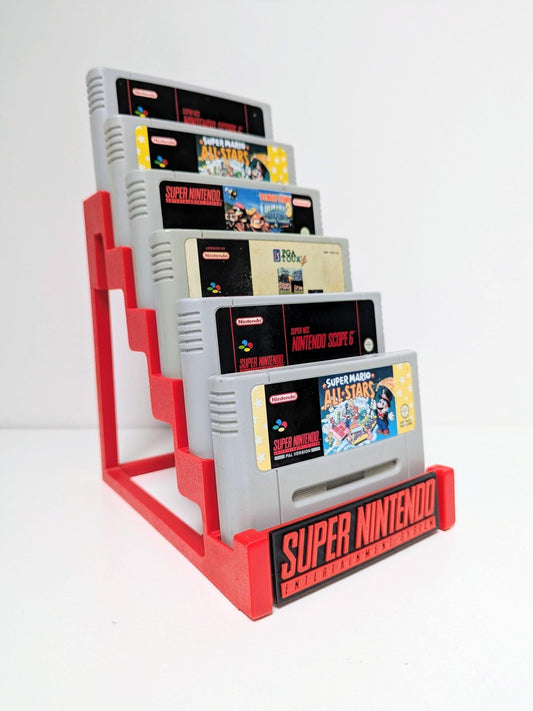 Retro Nintendo SNES , Super Famicom Game Cartridge Stand - Chaddyverse