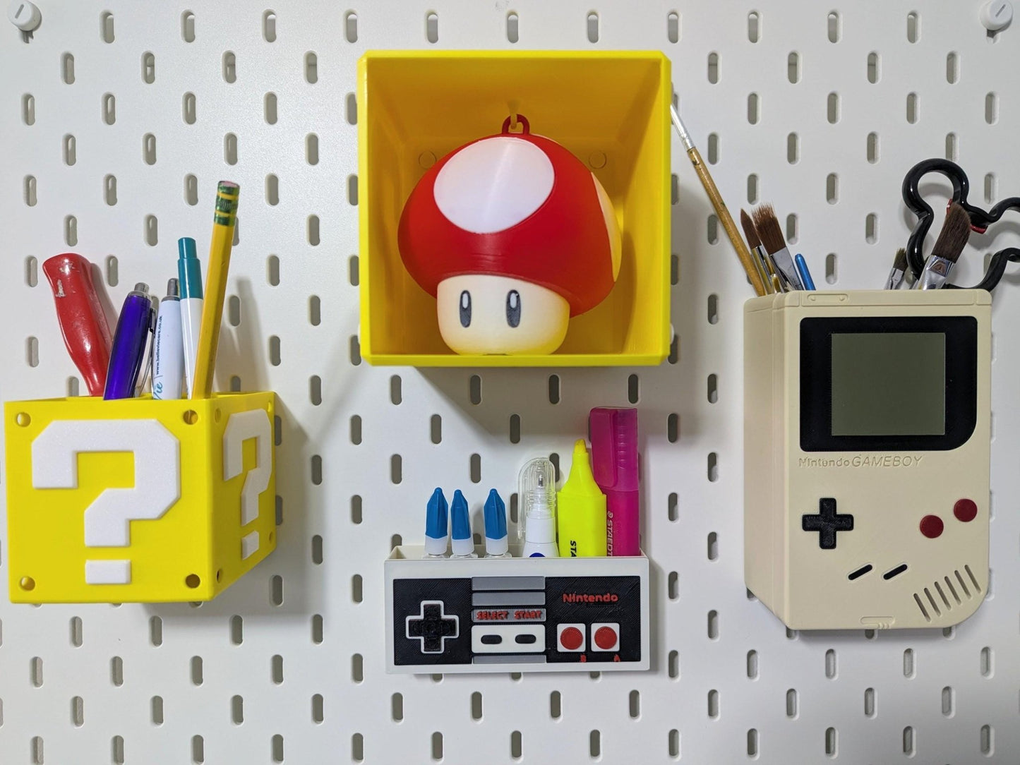 Super Mushroom Question Cube Night Light – Nintendo - Inspired Gift - Chaddyverse