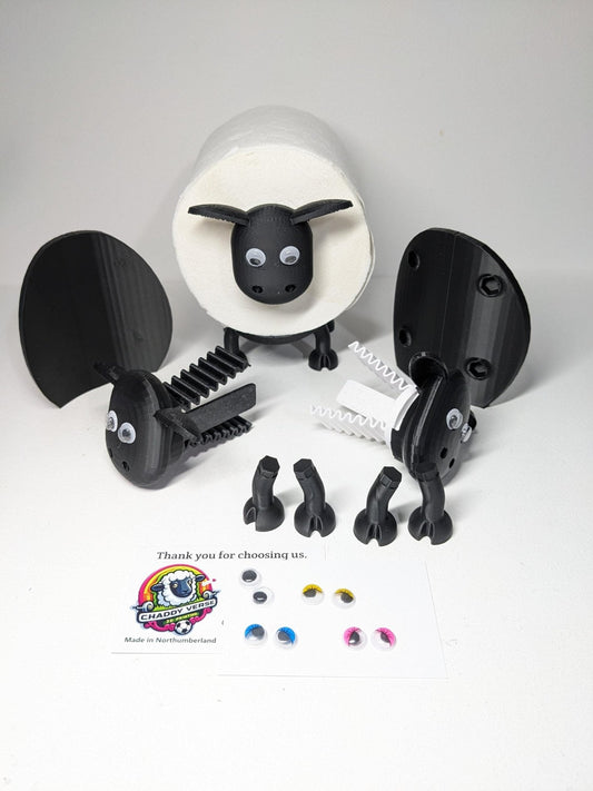Universal fitting black sheep spare toilet roll holder . - Chaddyverse