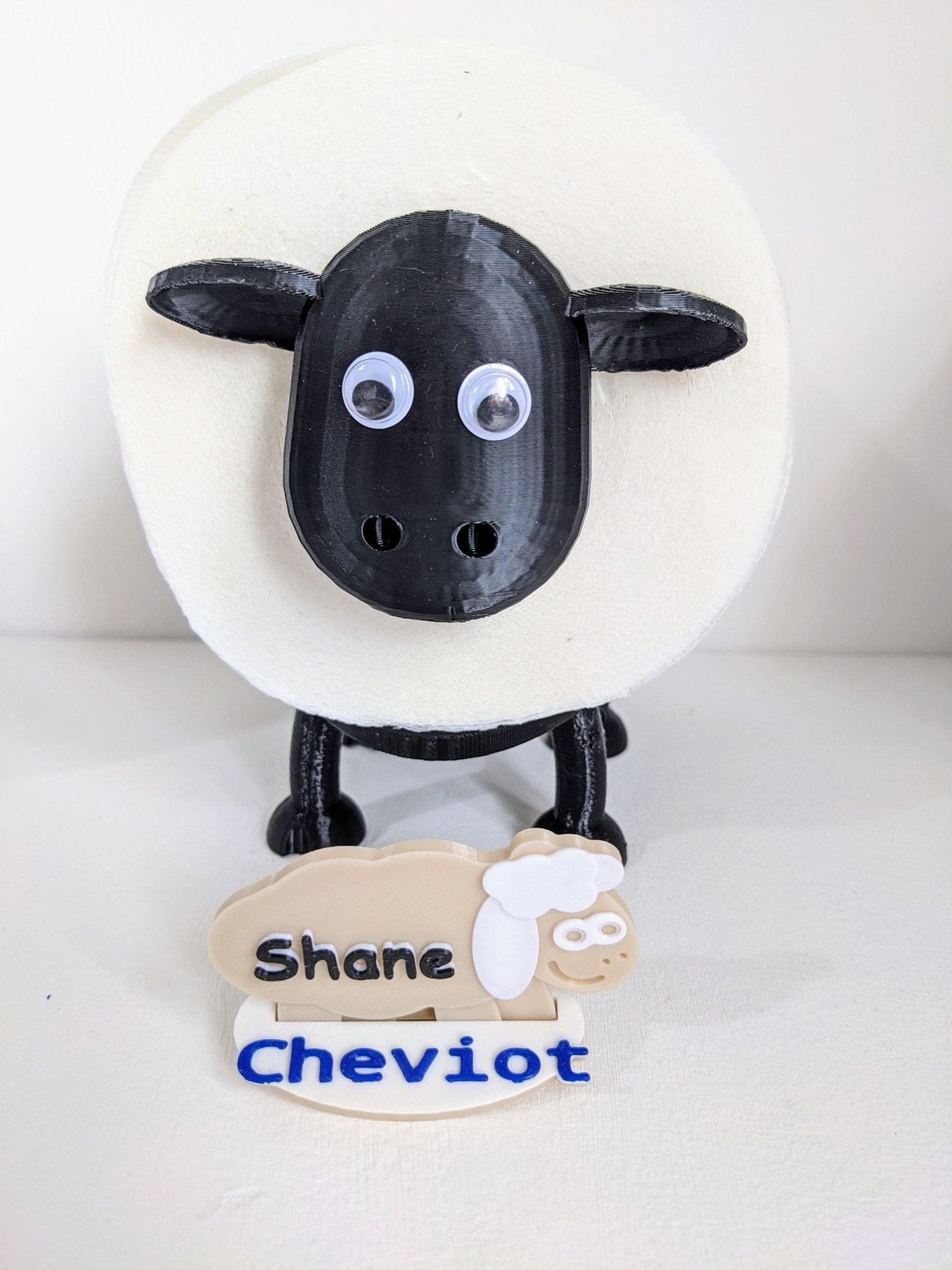 Universal fitting black sheep spare toilet roll holder . - Chaddyverse