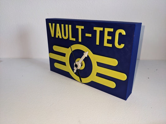 Vault tec novelty Fallout clock hand made in the UK. - Chaddyverse