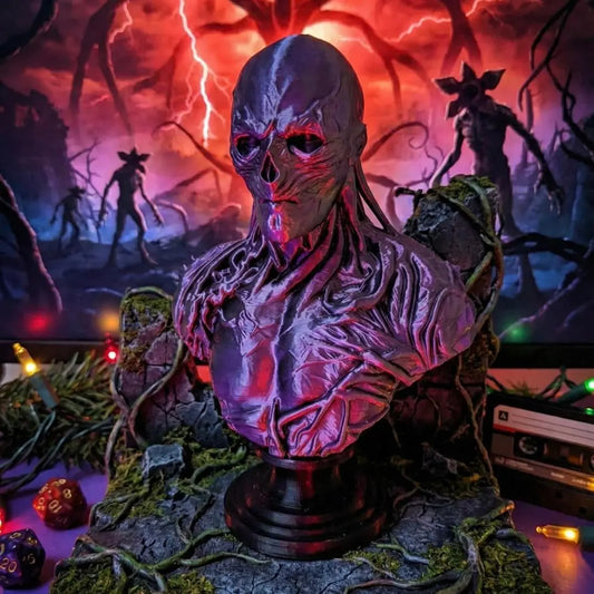 Vecna Bust Pen Pot / Brush Holder – Horror stranger things Desk Ornament 175 mm tall bust. Chaddyverse